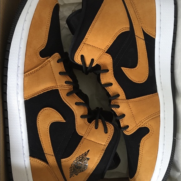 Air Jordan 1 Mid desert ochre new size 12 - Picture 3 of 6
